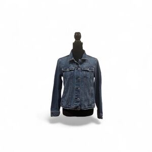 Silver Denim casual cotton Sinclair button front denim blue jean jacket small